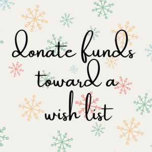 Donate Funds Toward a Wish List